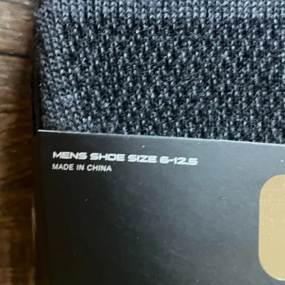 12 pk AND1 Men's Ultra Low No Show Socks - Black and Gray. NWT. Shoe size 6-12.5